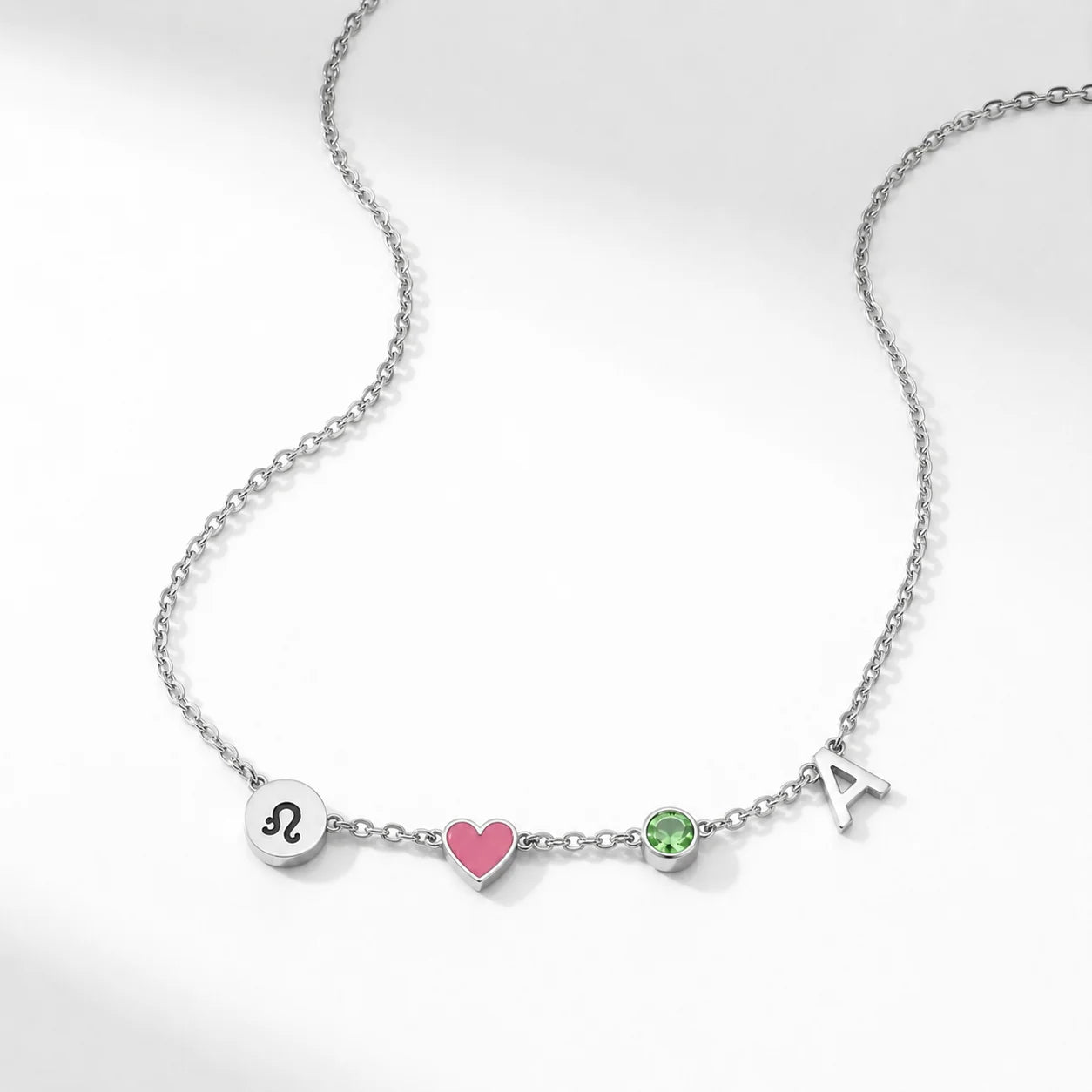 Collier Cœur Initiale Personnalisé – Shimerlya