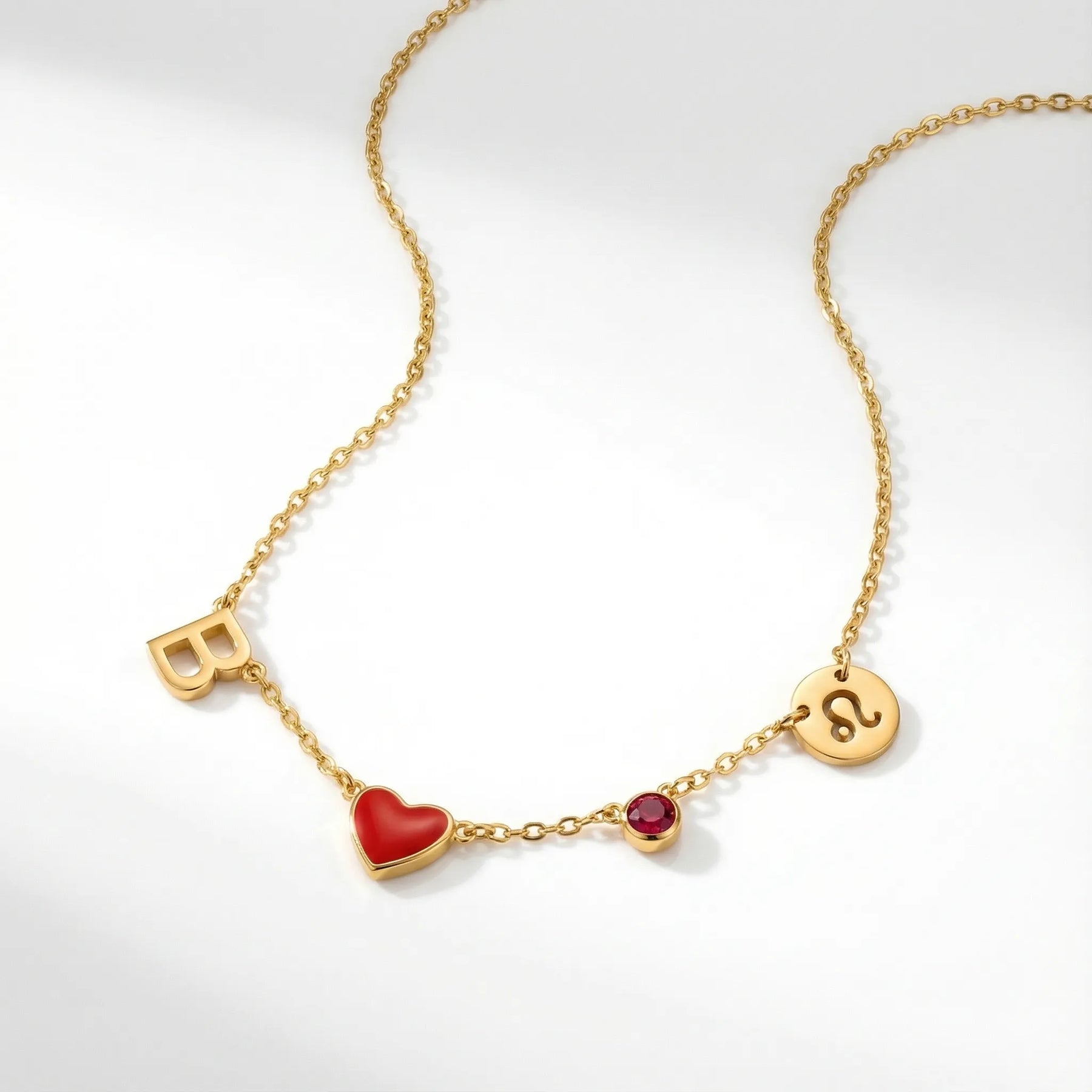 Collier Cœur Initiale Personnalisé – Shimerlya